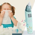 Mouche aspirateur nasal électrique pour bébé nez snot cleaner musique à faible bruit et reflets tricolores ... Mouche aspirateur nasal électrique pour bébé nez snot cleaner musique à faible bruit et reflets tricolores ...