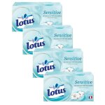 Mouchoirs en papier - lotus - sensitive - 320 mouchoirs - 4 paisseurs - fabriqu en france