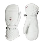 Moufles de ski en cuir impermable femme rossignol select impr - blanc - m