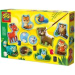 Moulage et peinture - ses creative - hobby - animaux de la for�t - activit� manuelle nature - id�e cadeau ...