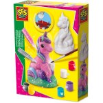 Moulage et peinture - ses creative - hobby pink - licorne - kit cratif enfant 3d - cre 3 licornes magiques ...