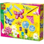 Moulage et peinture - ses creative - papillon et paillettes - figurines en pltre