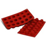 Moule  cannels - silikomart - 20. 033. 00. 0065 - silicone - 18 minis - rouge