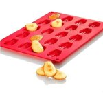 Moule  20 madeleines - moule madeleine en silicone / moule pour 20 minis madeleine cake