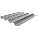 Secret de gourmet - moule pour 4 baguettes - acier carbone anti - adhsif