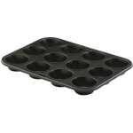 Moule  biscuits ronds - lacor - aluminium - anti - adhsif - ultra - lger - 12 empreintes