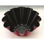 Moule a brioche 22 cm aluminium anti - adherent exterieur rouge mouchete de noir - passe au lave - vaisselle ...
