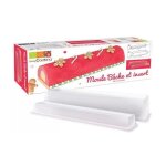 Moule à bûche avec insert - scrapcooking - apet cristal - 33x11. 5x6cm Moule à bûche avec insert - scrapcooking - apet cristal - 33x11. 5x6cm