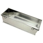 Moule � cake ou p�t� ouvrant - gobel - 27cm - fer blanc - dimensions int�rieurs 250 x 90 mm int - h75 ...