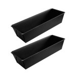 Lot de 2 moules  cake 255 cm zenker black metallic