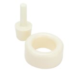 Moule  cne de gaufre - surenhap - blanc - abs - rutilisable - 5x12 cm et 6x13 cm