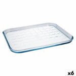 Moule pour four pyrex classic vidrio plat transparent verre 33 x 27 x 2 cm (6 units)