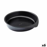 Moule pour four - pyrex - magic - rond - 20 cm - 6 units - mtal - noir