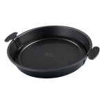 Moule à gâteau et quiches rond de 28 cm avec fond amovible zenker black metallic Moule à gâteau et quiches rond de 28 cm avec fond amovible zenker black metallic