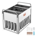 Moules  glace commerciaux - vevor - 40 moules cylindriques sucettes glaces - pour machine  crme glace ...