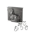 Ensemble de moule lapin de pâques 3d et 5 emporte - pièces lapin - zenker Ensemble de moule lapin de pâques 3d et 5 emporte - pièces lapin - zenker