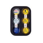 Moule � muffins - pyrex - daily - 6 muffins 7cm - non - adh�sif - acier au carbone