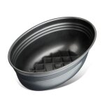 Moule  pain ovale 26 x 16 cm zenker black metallic