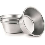 Moules � past�is de nata - ibili - lot de 6 - 7. 5 x 2 cm - gris - antiadh�sif