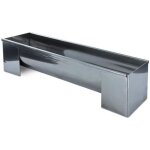Moule à pâtisserie - paris prix - bûche de noël - 30 cm - métal - argent Moule à pâtisserie - paris prix - bûche de noël - 30 cm - métal - argent