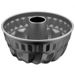 Moule � pudding - kaiser - 23. 0065. 9640 - rond - 195 l - acier - 22 cm