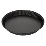 Moule  quiche - zenker - 30 cm - acier inoxydable - antiadhsif - noir