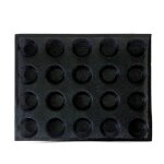 Moule en silicone  20 trous gteau t mini modle de pizza moule  hamburger  pain outil de plateau ...