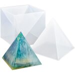 Moules en silicone en forme de pyramidebijoux moule pour loisirs créatifs et décoration de la maison Moules en silicone en forme de pyramidebijoux moule pour loisirs créatifs et décoration de la maison