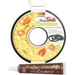 Moule � tarte couronne � 30 cm + 1 stylo chocolat