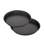 Set de 2 moules  tartes ou quiches de 28 cm et 30 cm zenker spcial countries