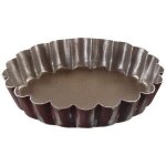 Moule � tartelette - gobel - ronde cannel�e - �12cm - fond fixe - acier anti - adh�rent - hauteur 2cm ...