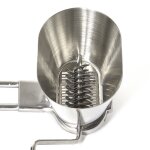 Moulin � herbes aromatiques - cook concept - manivelle - inox - argent