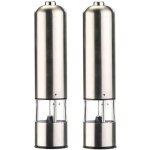 Moulin poivre et sel lectrique avec broyeur en cramique - rosenstein & sohne - x2 - gris - led clairante ...