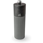 Moulin � sel - peugeot - line 18 cm - aluminium et bois pefc - r�glage personnalis� - fabrication fran�aise ...