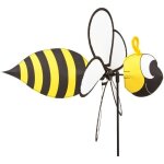 Moulin � vent abeille - invento - spin critter - jaune et noir - 42 cm x 63 cm - polyester et fibre de ...