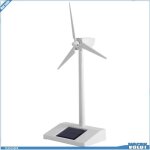 Moulin � vent � �nergie solaire - v geby - mini jouet p�dagogique et d�coratif - blanc