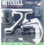 Moulinet mitchell truite / carnassier precision 2 000 rd + garni de nylon