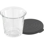 Moulinex lot de 6 verrines en verre avec couvercle en silicone xa606000 Moulinex lot de 6 verrines en verre avec couvercle en silicone xa606000