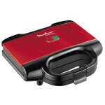 Moulinex appareil � croque - monsieur 650 w plaques antiadh�sives poign�e thermoplastique loquet de fermeture ...