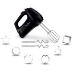 Moulinex batteur electrique cuisine quick mix avec 6 emporte - pices - fouets et crochets hm313810 300w ...