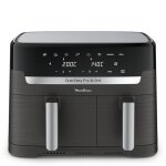 Moulinex dual easy fry & grillair fryer et gril 83l 2tiroirs8 programmes prdfinisez905b20