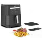 Moulinex easy fry & grill friteuse sans huile capacit 65 l sparateur double cuisson 8 programmes air ...