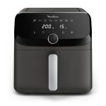 Moulinex easy fry mega air fryer 7. 5l friteuse sans huile 8programmes ez855hf0