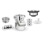 Moulinex robot cuiseur multifonctions 4. 5l 1550w silver - yy5247fg