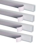 Moulures �lectriques - ggk - ws10211 - adh�sives - 15x30mm - lot de 4 pi�ces
