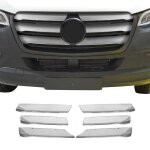 Moulure de grille de calandre pour mercedes sprinter w907 2018 - 2025 chrom� 6pcs