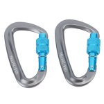 Mousqueton descalade mousquetons descalade  verrouillage automatique 12kn 2 pices mousquetons sport ...
