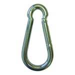Mousqueton poire d. 10 x 100 mm zingue