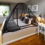 Moustiquaire dome de lit pop up 160x200cm Moustiquaire dome de lit pop up 160x200cm