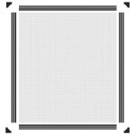 Moustiquaire magntique pour fentres - salutuya - bd0218 - 120x140 cm - a enroulement latral - magntique ...